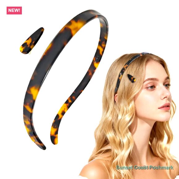 Acetate Non-Slip Headband with Teeth, Eyewear-Friendly Design main image 7